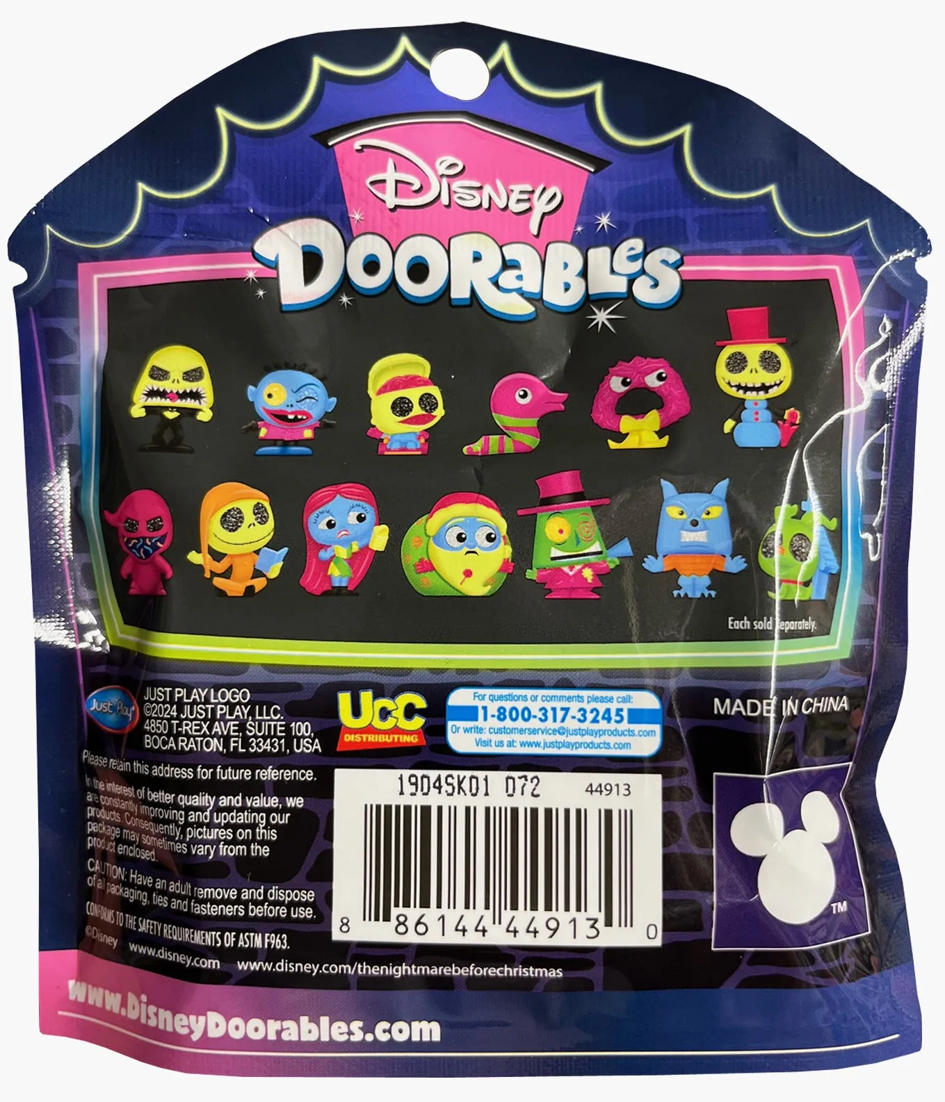 Disney Doorables - Mini Peek - Nightmare Before Christmas - Series 2 (Blacklight)